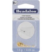 Picture of Crimp Beads Size 1 1.5g Gold-Plated