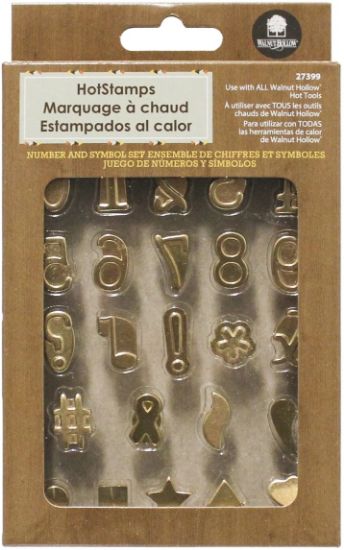 Picture of Hot Stamps Number & Symbol Set 24/Pkg  