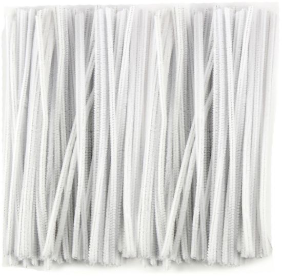 Picture of Touch Of Nature Chenille Stems 6mmx12" 250/Pkg White