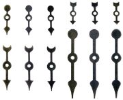 Picture of Idea-Ology Game Spinners W/Fasteners .75" To 2.25" 24/Pkg Antique Nickel, Brass & Copper