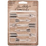 Picture of Idea-Ology Metal Adornments 1.5" & 3" 6/Pkg Antique Nickel Arrow