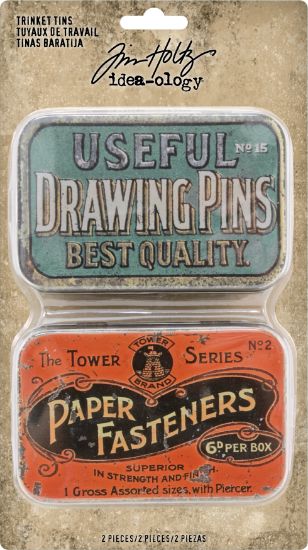 Picture of Idea-Ology Metal Trinket Tins 2/Pkg  