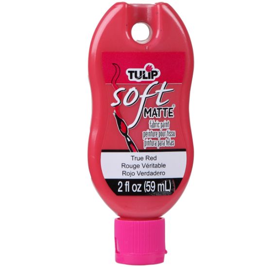 Picture of Tulip Soft Matte Fabric Paint 2oz True Red