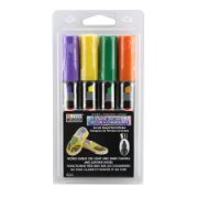 Picture of Uchida Shoe Decor Acrylic Paint Chisel Tip Markers 4/Pkg-Festive