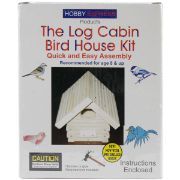 Picture of Unfinished Wood Kit Log Cabin Bird House