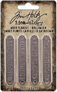 Picture of Idea-Ology Metal Word Plaques 4/Pkg-Halloween