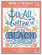 Picture of Imaginating Counted Cross Stitch Kit 10"X10"-Life is Better at the Beach (14 Count)