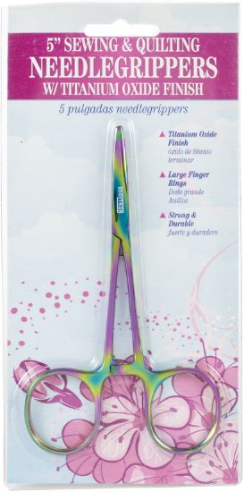 Picture of Tool Tron Needle Grippers W/Titanium Oxide Finish 5"