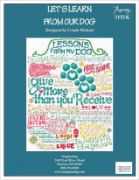 Picture of Imaginating Counted Cross Stitch Kit 9"X12" Let's Learn From Our Dog (14 Count)