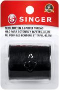 Picture of Button & Carpet Thread 50yd Black