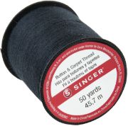Picture of Button & Carpet Thread 50yd Black