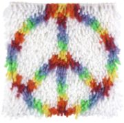 Picture of Wonderart Latch Hook Kit 8"X8" Peace