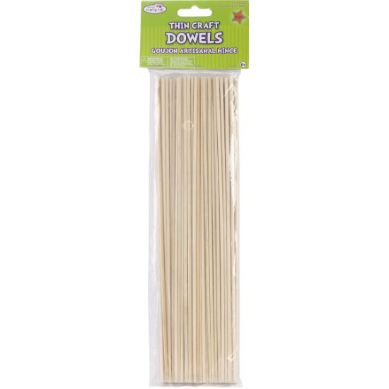 Picture of Wood Craft Dowels 10" Natural 1/8" 85/Pkg