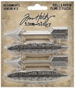 Picture of Idea-Ology Metal Adornments 4/Pkg-Quill & Arrow