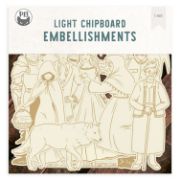 Picture of P13 Light Chipboard Decoration Base 8"X8"-Once Upon A Time, Mini Theatre