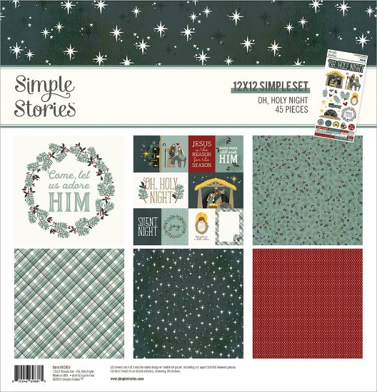 Picture of Simple Stories Collection Kit 12"X12" Oh, Holy Night