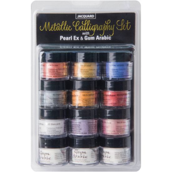 Picture of Jaquard PearlEx Metallic Calligraphy Set Assorted Colors