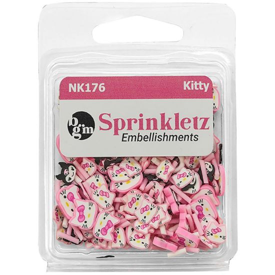 Picture of Buttons Galore Sprinkletz Embellishments 12g-Here Kitty