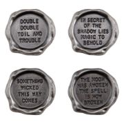Picture of Idea-Ology Metal Quote Seals 4/Pkg-Halloween