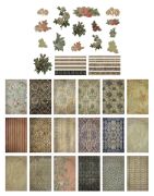 Picture of Idea-Ology Worn Wallpaper Scraps 44/Pkg-Halloween