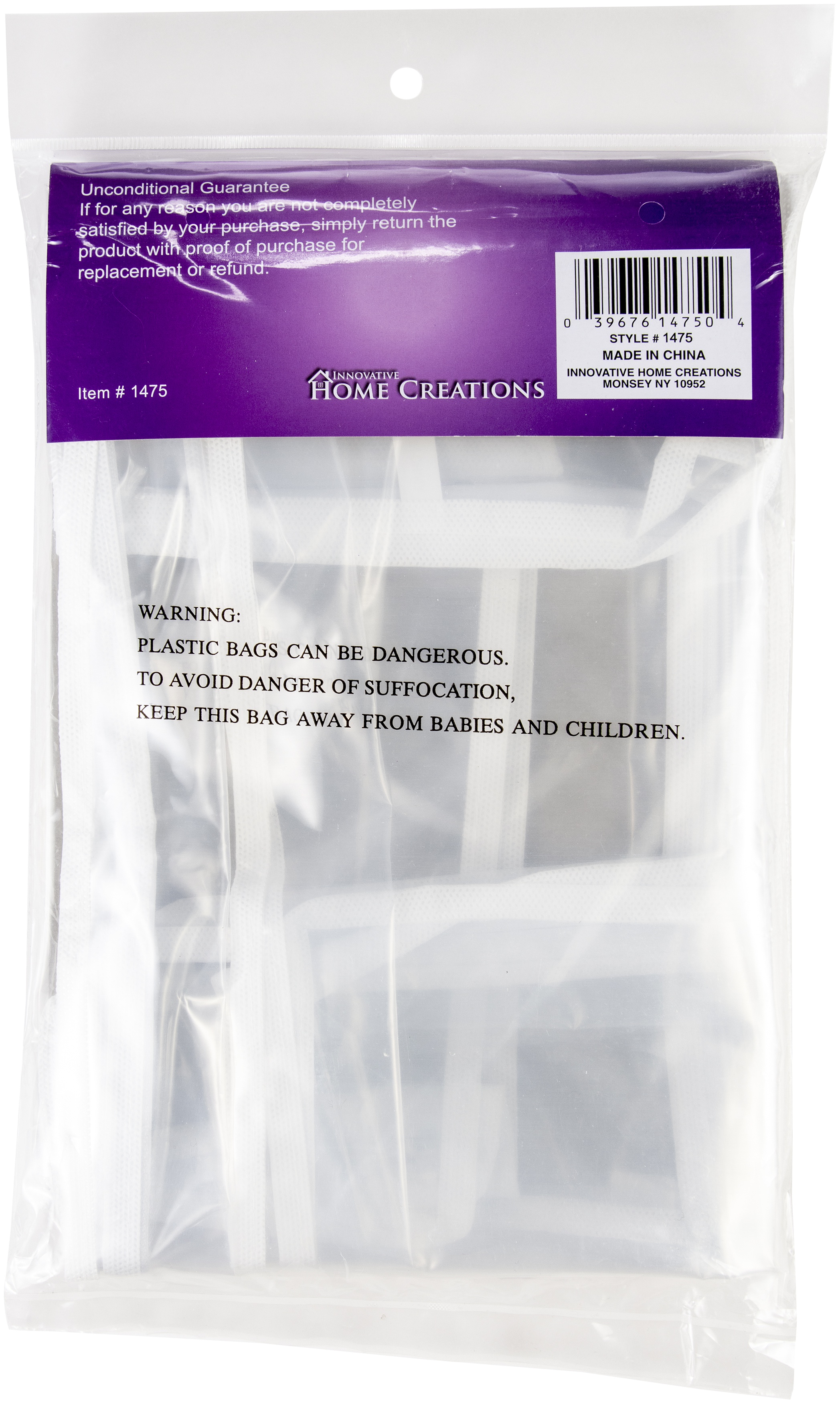 Innovative Home Creations AcidFree Storage Bag 2/Pkg 12"X14"X3" Clear Plastic