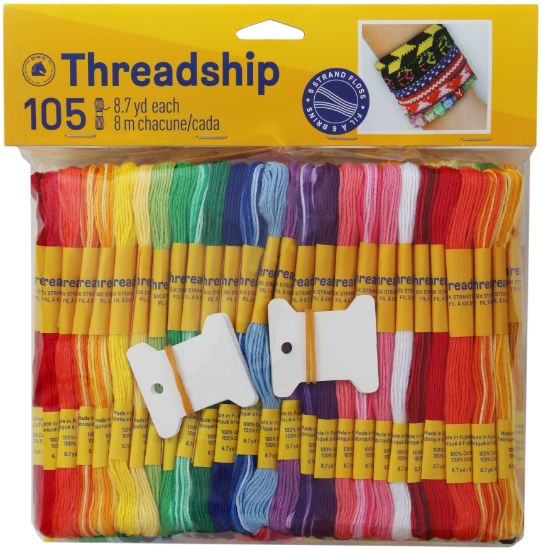 Picture of Prism 6-Strand Floss Jumbo Pack 8.7yd 105/Pkg Assorted Colors