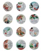 Picture of Idea-Ology Quote Flair Buttons 12/Pkg Christmas