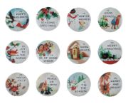 Picture of Idea-Ology Quote Flair Buttons 12/Pkg Christmas