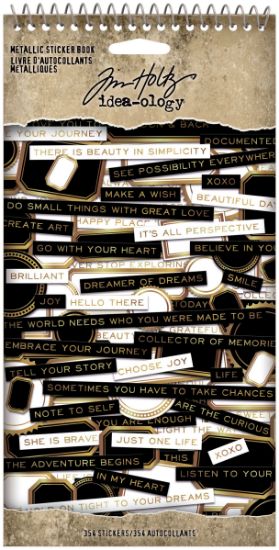 Picture of Idea-Ology Spiral Bound Sticker Book 4.5"X8.5" Metallic