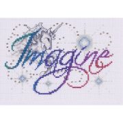 Picture of Imagine Counted Cross Stitch Kit 5"X7" 14 Count