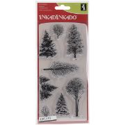 Picture of Inkadinkado Clear Stamps 4"X8" Woodland Wonderland