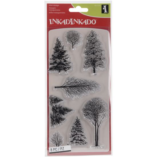 Picture of Inkadinkado Clear Stamps 4"X8" Woodland Wonderland
