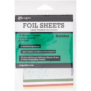 Picture of Inkssentials Foil Sheets 4.69"X3.56" 10/Pkg Holiday 4.69"X3.56"