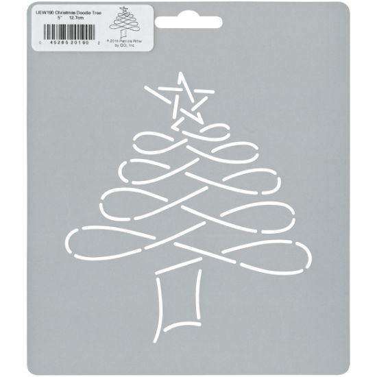 Picture of Quilt Stencils By Patricia Ritter Christmas Tree 7"