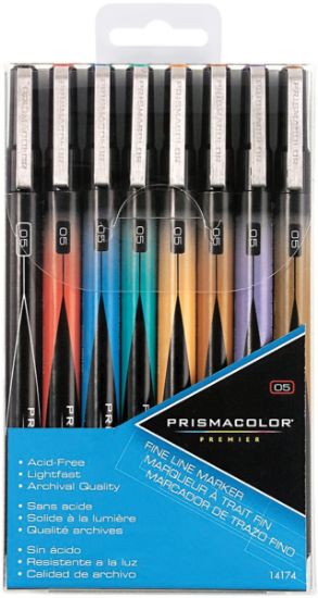 Picture of Prismacolor Premier Fine Point Markers 8/Pkg Assorted Colors