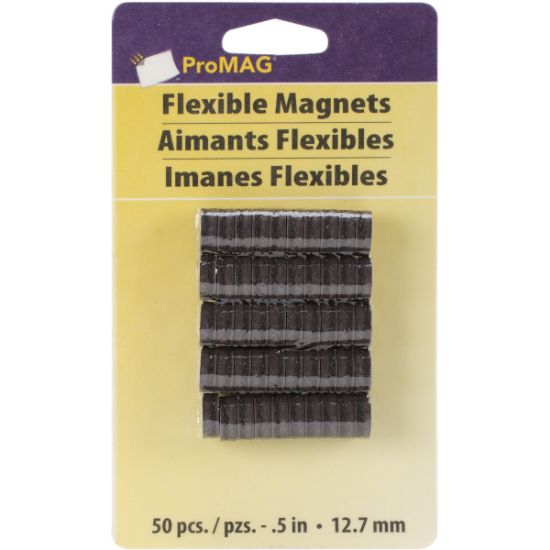 Picture of ProMag Flexible Round Magnets .5" 50/Pkg