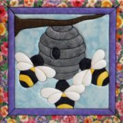 Picture of Quilt-Magic No Sew Wall Hanging Kit Beehive