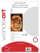 Picture of Wonderart Latch Hook Kit 27"X40" Lion