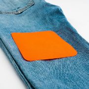 Picture of Singer Iron-On Patches 3.75"X5" 4/Pkg Neon Green & Neon Orange