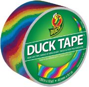 Picture of Patterned Duck Tape 1.88"X10yd Rainbow