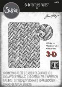 Picture of Sizzix 3D Texture Fades Embossing Folder By Tim Holtz Intertwined