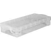 Picture of Advantus Super Stacker Pencil Box, Clear, 8 1/4 x 3 3/4 x 1 1/2