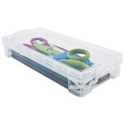 Picture of Advantus Super Stacker Pencil Box, Clear, 8 1/4 x 3 3/4 x 1 1/2