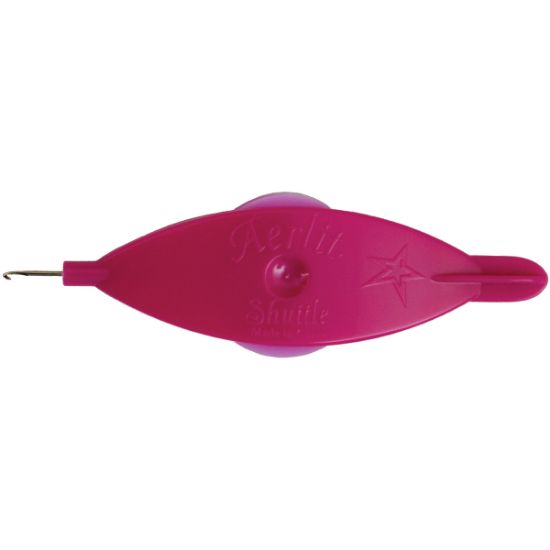 Picture of Aerlit Tatting Shuttle W/2 Bobbins Pink Berry