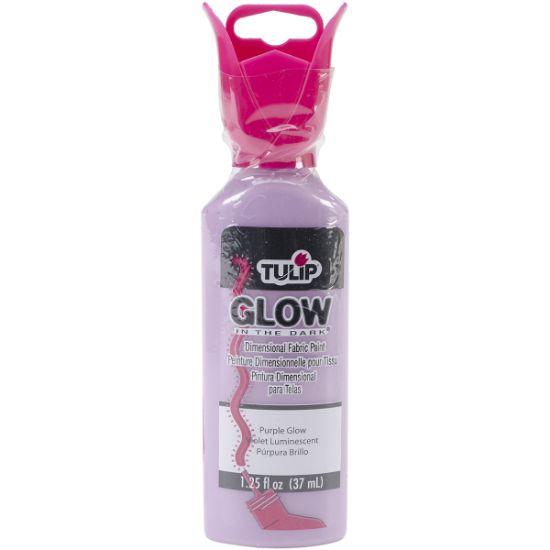 Picture of Tulip Dimensional Fabric Paint 1.25oz Glow - Purple