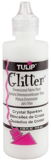 Picture of Tulip Dimensional Fabric Paint 4oz Glitter - Crystal Sparkle