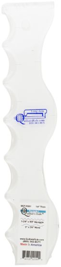 Picture of Quilter's Rule Machine Quilting Tools Squiggle Templates  Squiggle Tool