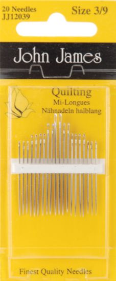 Picture of Quilting/Betweens Hand Needles Size 3/9 20/Pkg