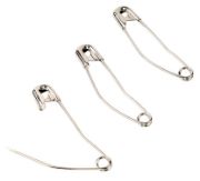 Picture of QuiltPro Curved Safety Pins In Flower Case Size 2 75/Pkg