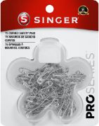 Picture of QuiltPro Curved Safety Pins In Flower Case Size 2 75/Pkg